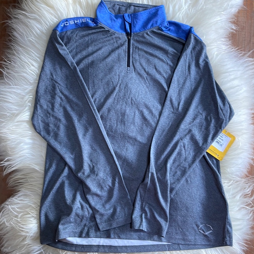 (Evoshield) quarter zip wicking jersey